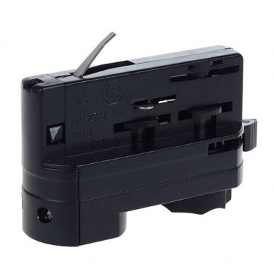 4-Wire Adaptor For LED Track System, Black
