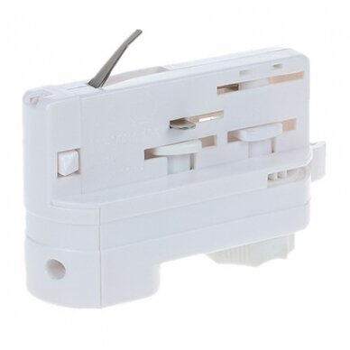 3F bėginės LED sistemos pakabos adapteris, baltas