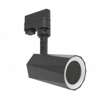 LED bėginis šviestuvas, 1F, 11W, Bluetooth garsiakalbis, nuotolinis valdymas, juodas, RGB spalvos 1 LED bėginis šviestuvas, 1F, 11W, Bluetooth garsiakalbis, nuotolinis valdymas, juodas, RGB spalvos 1