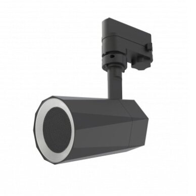 LED bėginis šviestuvas, 1F, 11W, Bluetooth garsiakalbis, nuotolinis valdymas, juodas, RGB spalvos LED bėginis šviestuvas, 1F, 11W, Bluetooth garsiakalbis, nuotolinis valdymas, juodas, RGB spalvos
