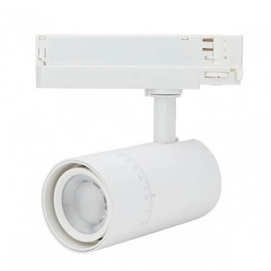LED bėginis šviestuvas, 3F, 20W/25W/30W, 90Lm/W, baltas, CCT spalvos 1
