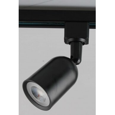 LED bėginis šviestuvas, 1F, Max 10W, juodas
