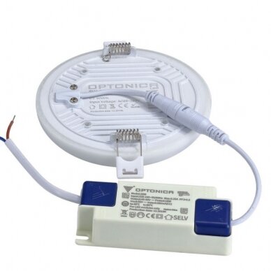 LED Frameless Panel, Round, 18W, White Light 2
