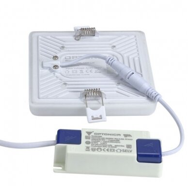 LED Frameless Panel, Square, 18W, Warm Light 2