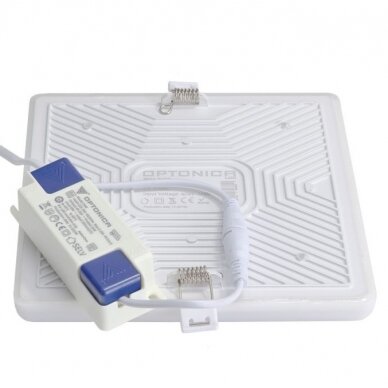 LED Frameless Panel, Square, 24W, Warm Light 2