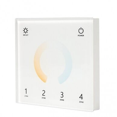 LED Dimming DMX Remote Control Wall Console, 4 Zones, White 1
