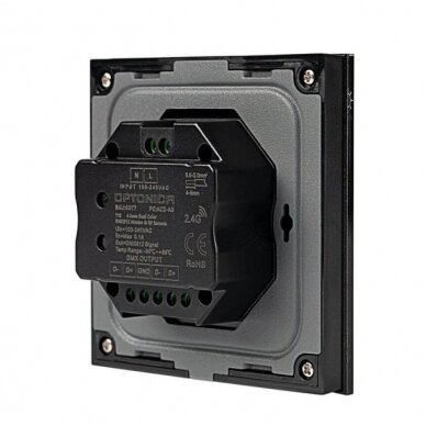 LED Dimming DMX Remote Control Wall Console, 4 Zones, Black 2