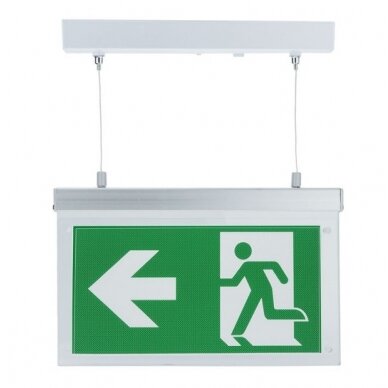 LED Hanging  Emergency Exit Light, 2W, 3 Hours, White Light 1