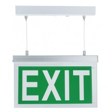 LED Hanging  Emergency Exit Light, 2W, 3 Hours, White Light 3
