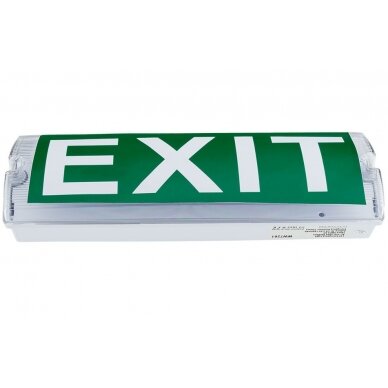 LED Bulk Head Emergency Exit Light, 4W, 3 Hours 1