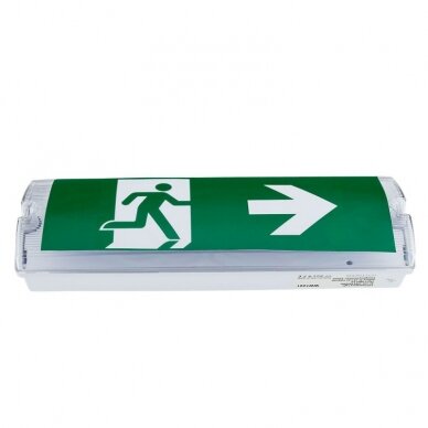 LED Bulk Head Emergency Exit Light, 4W, 3 Hours 2
