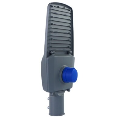 LED gatvės šviestuvas, reguliuojamas spindulys, 100W, šalta balta šviesa, NEMA jungtis 4