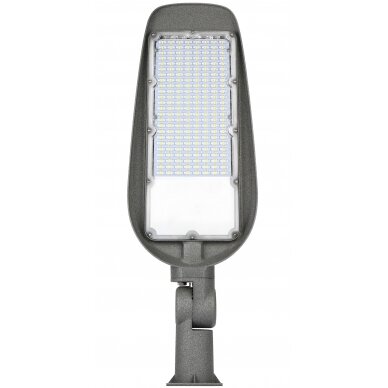LED gatvės šviestuvas, reguliuojamas spindulys, 150W, šalta balta šviesa