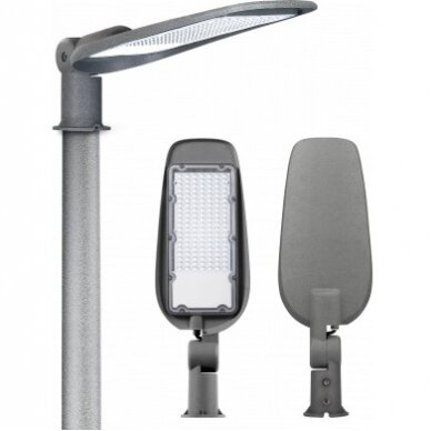 LED gatvės šviestuvas, reguliuojamas spindulys, 150W, šalta balta šviesa 3