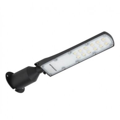 LED gatvės šviestuvas, reguliuojamas spindulys, 3 metai garantija, dienos/nakties sensorius, 100Lm/W, 30W, neutrali balta šviesa 1 LED gatvės šviestuvas, reguliuojamas spindulys, 3 metai garantija, dienos/nakties sensorius, 100Lm/W, 30W, neutrali balta šviesa 1