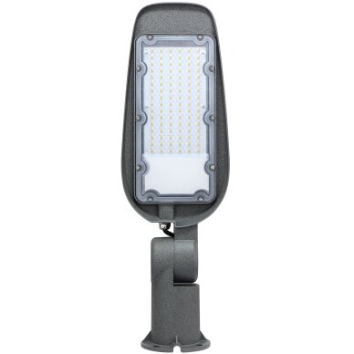 LED gatvės šviestuvas, reguliuojamas spindulys, 50W, šilta balta šviesa