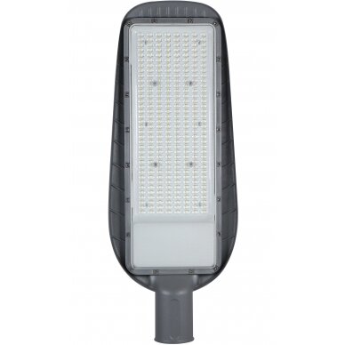LED gatvės šviestuvas, stiklinis, 200W, šalta balta šviesa
