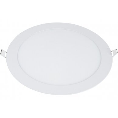 LED įmontuojamas modulis, apvalus, 18W, šalta balta šviesa