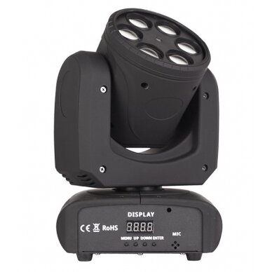 LED Shaking Head, 6x10W, Laser, Bee Eyes