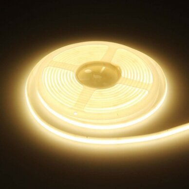LED juosta, 10W/m, 900Lm/m, 24V, IP65, neutrali balta šviesa 2 LED juosta, 10W/m, 900Lm/m, 24V, IP65, neutrali balta šviesa 2