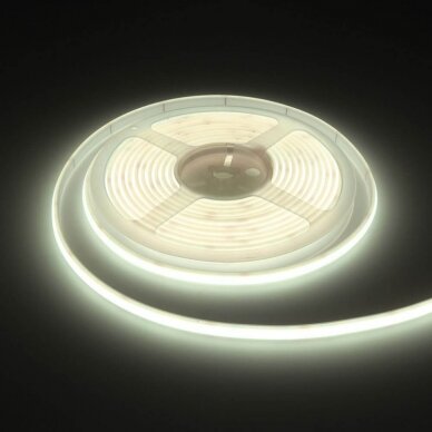 LED juosta, 10W/m, 900Lm/m, 24V, IP65, šalta balta šviesa 2