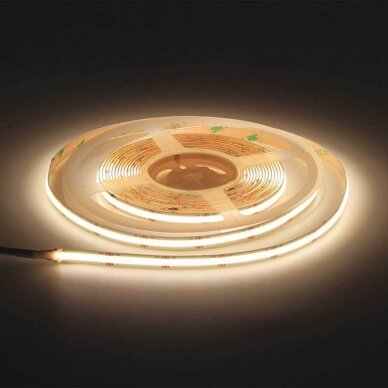 LED juosta, 10W/m, 900Lm/m, 24V, Ra90, neutrali balta šviesa 3 LED juosta, 10W/m, 900Lm/m, 24V, Ra90, neutrali balta šviesa 3