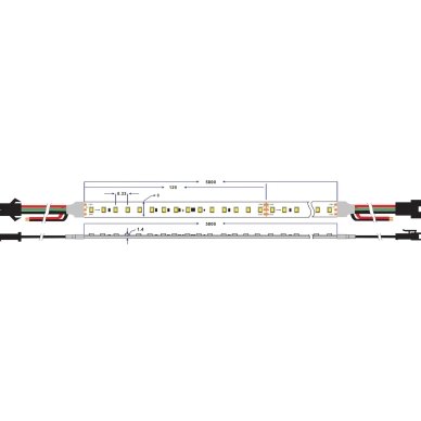 LED Strip 10W/m, 950Lm/m, 24V, Running Water, Neutral Light 4 LED Strip 10W/m, 950Lm/m, 24V, Running Water, Neutral Light 4