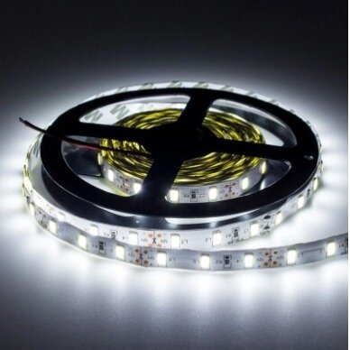 LED juosta, 12W/m, 1000Lm/m, 12V, Pro, šilta balta šviesa 2 LED juosta, 12W/m, 1000Lm/m, 12V, Pro, šilta balta šviesa 2