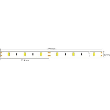 LED juosta, 12W/m, 1000Lm/m, 12V, Pro, šilta balta šviesa 3