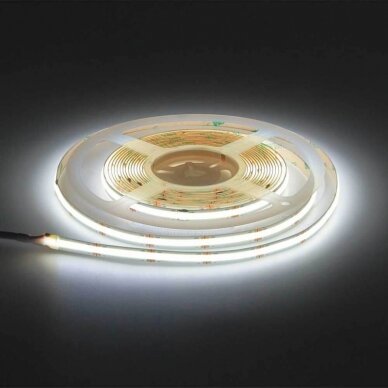 LED juosta, 12W/m, 1100Lm/m, 24V, Ra90, šalta balta šviesa 3 LED juosta, 12W/m, 1100Lm/m, 24V, Ra90, šalta balta šviesa 3