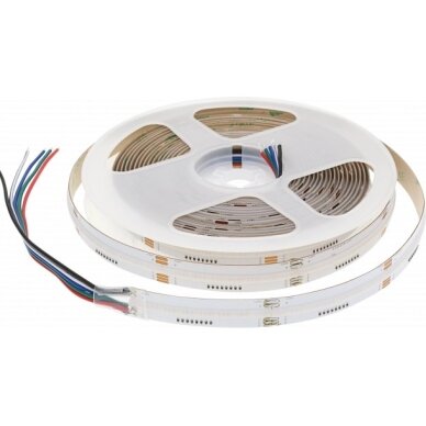 LED juosta, 12W/m, 500Lm/m, 24V, RGBW spalvos 4 LED juosta, 12W/m, 500Lm/m, 24V, RGBW spalvos 4