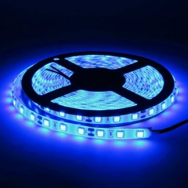 LED Strip 14.4W/m, 1000Lm/m, 12V, Pro, IP54, Blue 2 LED Strip 14.4W/m, 1000Lm/m, 12V, Pro, IP54, Blue 2