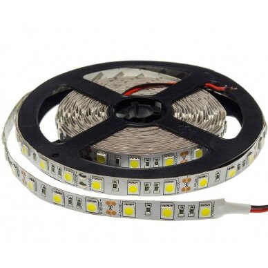 LED juosta, 14.4W/m, 1000Lm/m, 12V, Pro, mėlyna šviesa LED juosta, 14.4W/m, 1000Lm/m, 12V, Pro, mėlyna šviesa