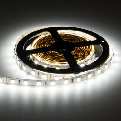 LED juosta, 16W/m, 1100Lm/m, 24V, 3 metai garantija, šilta balta šviesa 2 LED juosta, 16W/m, 1100Lm/m, 24V, 3 metai garantija, šilta balta šviesa 2