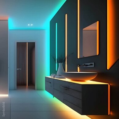 LED juosta, 16W/m, 1600Lm/m, 12V, 3 metai garantija, IP65, RGB spalvos 2 LED juosta, 16W/m, 1600Lm/m, 12V, 3 metai garantija, IP65, RGB spalvos 2