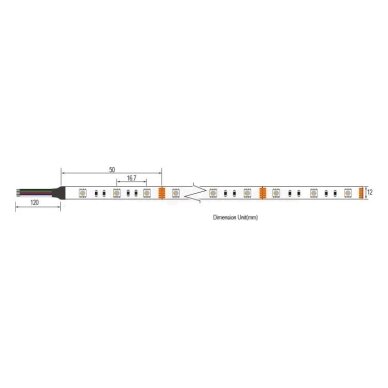 LED Strip 16W/m, 1600Lm/m, 12V, 3 Years Warranty, RGB 3 LED Strip 16W/m, 1600Lm/m, 12V, 3 Years Warranty, RGB 3