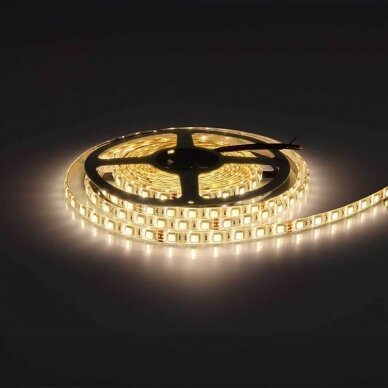 LED juosta, 16W/m, 800Lm/m, 24V, 3 metai garantija, IP65, šilta balta šviesa/šalta balta šviesa 3 LED juosta, 16W/m, 800Lm/m, 24V, 3 metai garantija, IP65, šilta balta šviesa/šalta balta šviesa 3