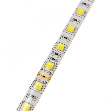 LED juosta, 16W/m, 800Lm/m, 24V, 3 metai garantija, IP65, šilta balta šviesa/šalta balta šviesa 1 LED juosta, 16W/m, 800Lm/m, 24V, 3 metai garantija, IP65, šilta balta šviesa/šalta balta šviesa 1