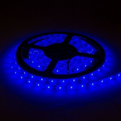 LED juosta, 4.8W/m, 300Lm/m, 12V, Pro, IP54, mėlyna šviesa 2 LED juosta, 4.8W/m, 300Lm/m, 12V, Pro, IP54, mėlyna šviesa 2