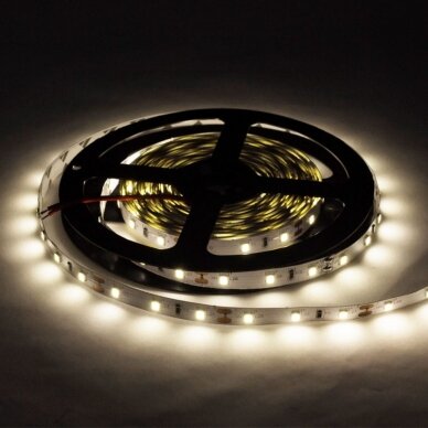 LED juosta, 4.8W/m, 300Lm/m, 12V, Pro, neutrali balta šviesa 2 LED juosta, 4.8W/m, 300Lm/m, 12V, Pro, neutrali balta šviesa 2