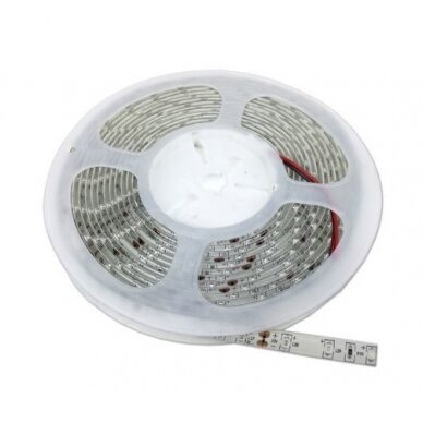 LED juosta, 8.5W/m, 500Lm/m, 12V, šilta balta šviesa LED juosta, 8.5W/m, 500Lm/m, 12V, šilta balta šviesa