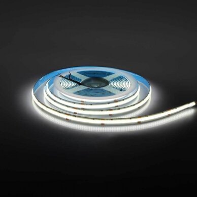 LED juosta, 8+8W/m, 650Lm/m, 24V, šilta/šalta balta šviesa 3 LED juosta, 8+8W/m, 650Lm/m, 24V, šilta/šalta balta šviesa 3