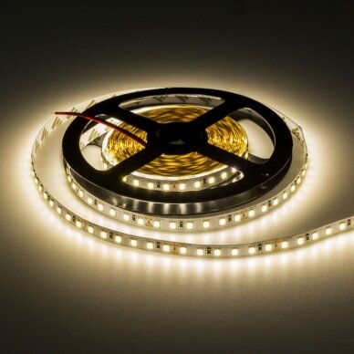 LED juosta, 9.6W/m, 1200Lm/m, 24V, Pro, neutrali balta šviesa 2 LED juosta, 9.6W/m, 1200Lm/m, 24V, Pro, neutrali balta šviesa 2