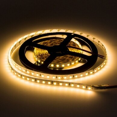 LED juosta, 9.6W/m, 1200Lm/m, 24V, Pro, šilta balta šviesa 2
