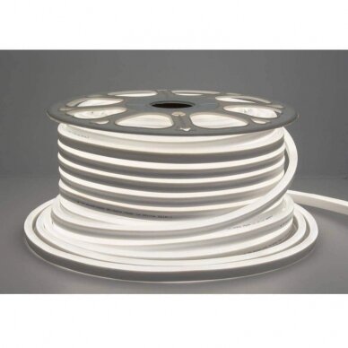 LED juosta, Flex Neon, 8.5W/m, 300Lm/m, 220V, šalta balta šviesa 2 LED juosta, Flex Neon, 8.5W/m, 300Lm/m, 220V, šalta balta šviesa 2