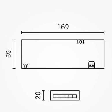 LED Strip Super Slim Power Supply, 12V, 60W 3