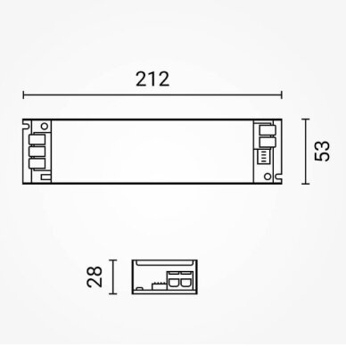 LED Strip Power Supply, 150W, 24V, 6.25A, Noiseless 3