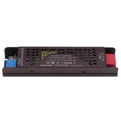 LED juostos maitinimo šaltinis, 200W, 12V, 16.5A, tylus 1