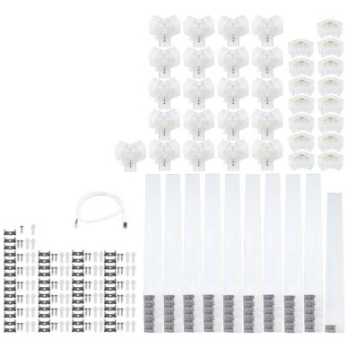 LED Hexagon Lights, 11HEX, 385W, White Light 4
