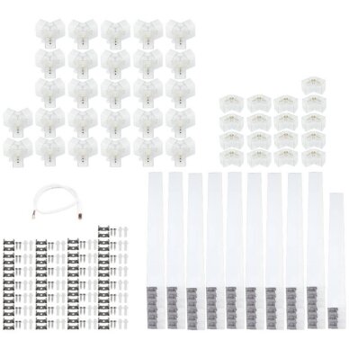 LED korys (hexagon), 14HEX, 456W, šalta balta šviesa 4